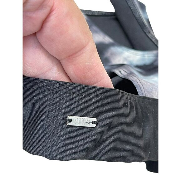 Victorias Secret Swim Square Neck Sports Bra Tie Dye Ultimate Lightly Lined L - Picture 7 of 8